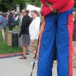 Walk'n the dog at the Denver Heart Walk on behalf of South Denver Cardiology Associates.