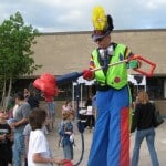 Free Weed Wacker Haircuts at the Westridge Elementary School carnival.