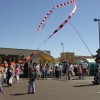 Sky Painting at the Castle Rock Library grand opening.