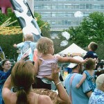  Cow Bubble Tower at the Denver People's Fair