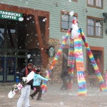 Tie Dye Bubble Tower at Winter Park Ski Resort
