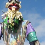 One of our four Mardi Gras style Parade Puppets.