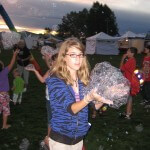 Bubbles in the dark at the Colorado Irish Festival !