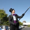 stilt walker "Tux"