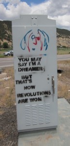 Finding truth on the side of the road.