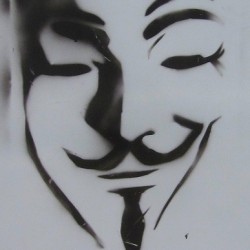 Guy Fawkes graffiti