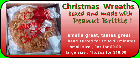 Christmas Peanut Brittle