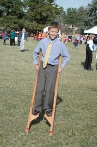 Stilts make you smile!