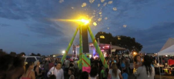 Bubble Tower at Night