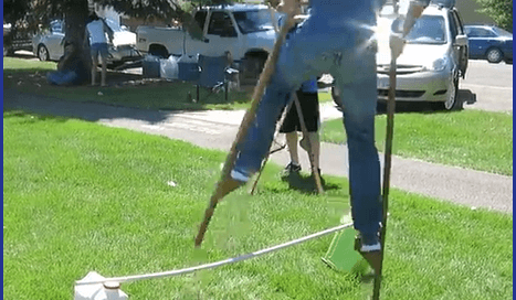 Backward Stilt Hurdles